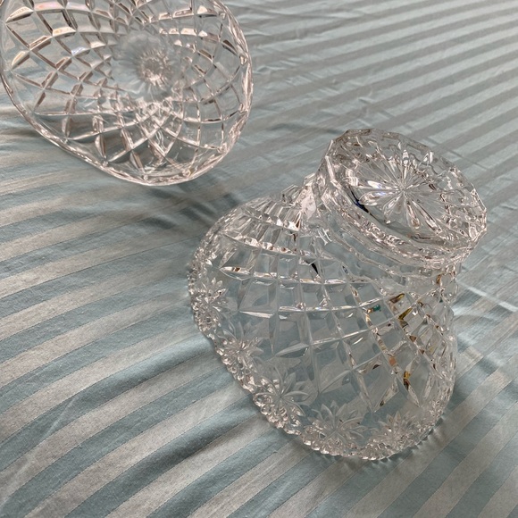 Marquis by Waterford dish with fan lid - Picture 9 of 11